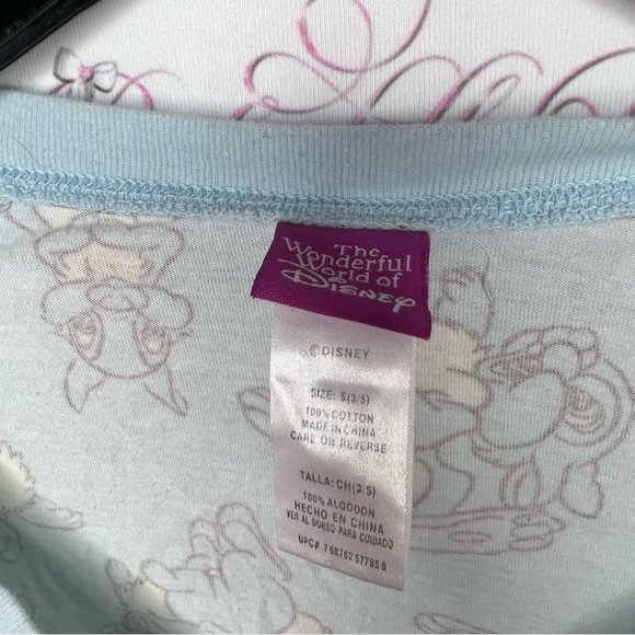 Disney bunny tshirt cinched vneck baby cotton candy blue adorable y2k tee π - Picture 6 of 6